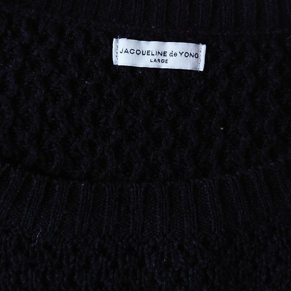 Black Knit Sweater - Picture 2 of 8